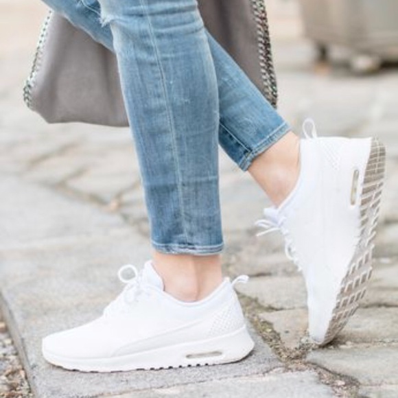 nike air max thea triple white